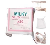 Sapone bianco gluteo lattiginoso, 20 pezzi, bianco glutamilk, saponi sbiancanti al glutamilk, sapone da bar bianco lattiginoso, saponi di alta qualità, saponetta Milkygluta Premium, pulizia profonda