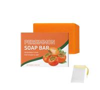 Sapone cachi - Deodorante naturale per il corpo e deodorante per il bagno con cachi e tè verde, sapone fatto a mano per l'odore degli anziani (1)