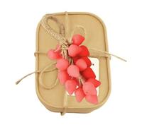 Sapone con Corda per Uomo Fragola Forma Fatto a Mano Detergente Naturale | Saponetta per Pelle Uomo Donna Bambini Igiene Doccia Viaggio Casa