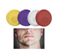 Sapone da barba barba, sapone da barba baffi, barra per baffi 4 pezzi, schiuma ricca e protegge, barra portatile per baffi, preferiti, del viso, profumo di lunga durata