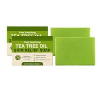 Sapone dell'albero del tè, detergente per la pelle antimicotico antisettico naturale, pulizia profonda, detergente idratante per pelle calma e fresca, rinfresca e deterge, saponi purificanti delicati