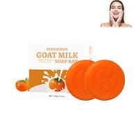 Sapone Deodorante Artigianale Al Caco, Sapone Al Latte Di Capra E Caco, Detergente Deodorante Naturale, Controllo Degli Odori Corporei, Saponetta Per Il Corpo Dalla Pulizia Profonda E Idratante (2pcs)