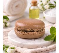 Sapone di Bormes Sapone Macaron Artigianale Glicerinato, 4 cm Diametro, Profumi variati a seconda del colore, fabbricazione francese (1, Cioccolato)