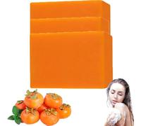 Sapone di cacis per l'odore degli anziani, sapone deodorante con cachi, sapone di cacis per l'odore del corpo, pelle liscia nutriente e delicata che pulisce a fondo, sapone naturale per uomini e donne