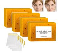 Sapone di curcuma Menuha, sapone di cuma al limone, sapone di coji, sapone di curcuma, sapone di curcuma, sapone di curcuma schiarente, sapone di curcuma, sapone sbiancante della pelle con rete di