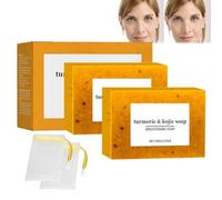 Sapone di curcuma Menuha, sapone di cuma al limone, sapone di coji, sapone di curcuma, sapone di curcuma, sapone di curcuma schiarente, sapone di curcuma, sapone sbiancante della pelle con rete di