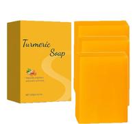 Sapone di curcuma, sapone di curcuma naturale per viso e corpo, ascelle, allevia le cicatrici e pulisce la pelle, idrata e fornisce un tono della pelle uniforme. (1pcs)