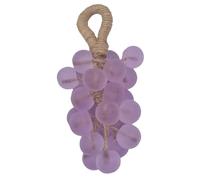 Sapone di Uva con Cordino, Soap Artigianale a Forma di Grappolo di Cristallo per Lavare le Mani, Profumo Naturale e Fresco, Saponi a Processo a Freddo di Alta Qualità, Regalo Decorativo Raffinato