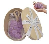 Sapone di Uva con Cordino, Soap Artigianale a Forma di Grappolo di Cristallo per Lavare le Mani, Profumo Naturale e Fresco, Saponi a Processo a Freddo di Alta Qualità, Regalo Decorativo Raffinato