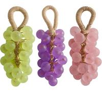 Sapone d'uva, sapone d'uva fatto a mano, sapone decorativo e profumato per bagno e aria fresca, sapone naturale con profumo rinfrescante, profumo di lunga durata, decorazione natalizia da appendere (D