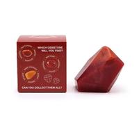 Sapone Elementale di Cristallo Elemento Fuoco - Sapone con Minerale all'interno - HOSTENATURA
