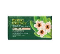 Desert Essence - Sapone esfoliante con oli essenziali di Manuka e Melaleuca - 142 g - Confezione da 2