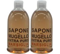 Sapone Extra Puro alla Marsiglia per Mani, Viso E Corpo-2 confezioni da 1 LITRO