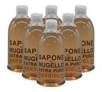 Sapone Extra Puro,MARSIGLIA, Per Mani, Viso e Corpo, Con Estratto Biologico Di Foglia Di Olivo 1000ml (6 Unità)