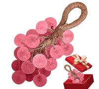 Sapone fatto a mano - Sapone alla frutta imitazione, set regalo decorativo per il bagno | Saponi profumati fatti a mano a forma di uva realistica Saponi dal design artistico con frutta in cr