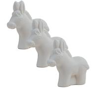 Sapone francese a forma di asino con latte d'asino biologico, per bagnoschiuma o decorazione, 145 g, set da 3