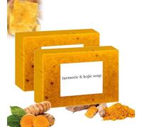 Sapone Kojic Al Limone E Curcuma, Sapone Alla Curcuma Per Macchie Scure, Idrata E Nutre La Pelle, L'Esfoliazione Migliora Il Tono Della Pelle, Per Tutti I Tipi Di Pelle