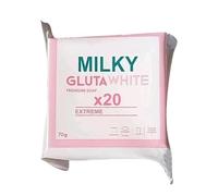 Sapone Latte, Sapone Sbiancante Con Estratto Di Latte E Acido Glutammico, Pulizia Naturale E Delicata, Per Viso E Corpo, 70g