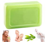 Sapone lenitivo antimicotico all'olio di tea tree, sapone corpo purificante all'olio di cocco, formula botanica, detergente corpo idratante, riduce i rossori e controlla efficacemente gli odori