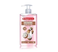 Sapone liquido cremoso Clean Hands, noce di cocco, 300 ml, sapone per le mani, lavaggio delle mani, sapone per lavaggio a mano
