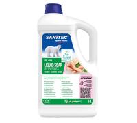 SAPONE LIQUIDO ECOLOGICO PER CORPO E MANI DELICATO PROFUMO SANITEC GREEN POWER