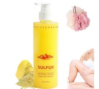 Sapone Liquido per il Corpo e Docciaschiuma allo Zolfo Sapone Liquido per il Corpo allo Zolfo, Detergente Multi-Azione e Docciaschiuma Riparatore (1 pz)