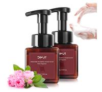 Sapone liquido per le mani con profumo di rose, delicato sulla base di sapone - con acido ialuronico e vitamina E per l'umidità, 225 ml, confezione da 2