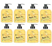 Sapone Liquido per Mani, 500ml, Profumazioni Frangipane, Torta di Mele, Crema Limone (8 PEZZI, FRANGIPANE)