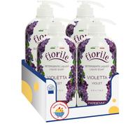 Sapone Liquido Profumato alla Viola - Formula Delicata Mani - 500 ml kit con Spugna Brandizzata SPESA & RISPARMIO Inclusa - Variazioni 4/6/8/10 Pezzi (4)