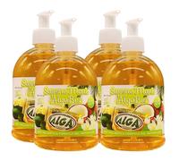 Sapone Mani Dispenser All'Olio Di Cocco, Indicato Per Ogni Tipo Di Pelle. Delicatamente Profumato, Lascia Una Sensazione Di Morbidezza Sulle Mani 500ml (4 Unità)