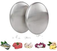 Sapone Mani Elimina Odori Utensili Cucina,Sapone Antiodore,2PCS Barra di Sapone in Acciaio Inossidabile,Sapone Acciaio Inox per Eliminare Cipolle Pesce Aglio Odori Forti delle Mani