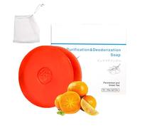 Sapone Marai, sapone deodorante al cachi, saponi al cachi per l'odore corporeo, saponi naturali fatti a mano dalla freschezza duratura, bagnoschiuma nutriente e profondamente idratante per (1 pc)