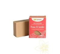 Saponetta Nutriente Rosa e Burro di Karitè da 100g per Pelle Secca, La Saponaria