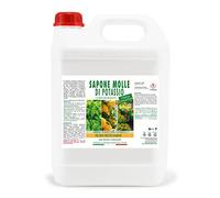 Sapone Molle di Potassio 5L per Orto e Frutta, Corroborante Concentrato - Efficace su Insetti parassiti melata e fumaggine