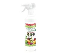 Sapone Molle di Potassio con Olio di Neem 500ml 100% Naturale - Spray Pronto all'Uso per Orto, Frutta e Piante Ornamentali