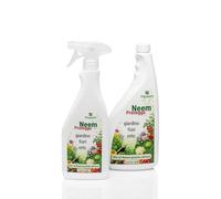 Sapone Molle di Potassio e Olio di Neem 500ml + 1000ml di Ricarica Spray per Orto, Piante e Ambienti - Pronto all'Uso Corroborante e Protezione Totale per Animali e Piante Argan Italia