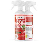 Sapone Molle Potassico Spray 1 lt - Insetticida Naturale per Piante, Afidi, Cocciniglia, Effetto Corroborante e Lava Melata