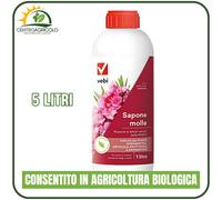 SAPONE MOLLE VEBI NATURALE 1 LITRO ANTIPARASSITARIO NATURAL AFIDI E COCCINIGLIE