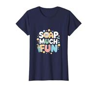Sapone Molto Divertente Fare Il Sapone Maglietta, Donna, Navy, S