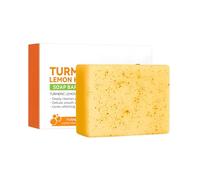 Sapone Naturale Alla Curcuma E Limone, Ricco Vitamina C, Detergente Viso E Corpo Purificante In Profondità Per Una Pelle Luminosa, Riduce La Lucidità, Delicato Su Tutti I Tipi Di Pelle