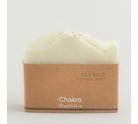 Sapone naturale Chakra - Arricchito con sale marino, detergente e rinnovante per la pelle, sapone solido da 120 g