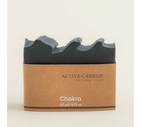 Sapone naturale Chakra - Carbone attivo 120 g standard, dermatologicamente testato, sapone solido per una pulizia profonda e la cura dei pori, adatto alle pelli sensibili