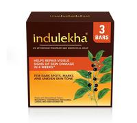 Sapone naturale Indulekha confezione da 3; 100 gm per barretta, 300 g