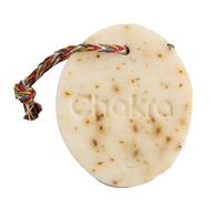 Sapone Naturale Ovale Chakra 200 G - Pulizia Naturale con Eucalipto e Petali di Rosa, Saponetta Solida Adatta per la Cura della Pelle