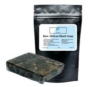 Sapone nero africano grezzo da 10 libbre - 100% puro, naturale e biologico dal Ghana | Detergente per il corpo, il viso, i capelli e il sapone sf