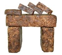 Sapone nero africano grezzo da 2 kg. Barre sfuse 100% naturale puro del Ghana. Trattamento dell'acne, aiuta a combattere l'eczema e la psoriasi, pelle secca, scarium e macchie scure. Ideale per