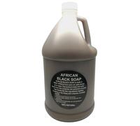 Sapone nero africano liquido da 1 gallone - 100% puro, naturale e biologico dal Ghana | Detergente per il corpo, viso, capelli, shampoo e sapone