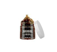 Sapone nero marocchino, scrub corpo marocchino, sapone con olio di argan e rosa, sapone africano, realizzato con ingrediente naturale (nero, 1)
