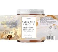 Sapone nero marocchino tradizionale - Super Scrub - 100% naturale - 200 g - corpo, viso