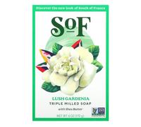 Sapone Ovale Fresco Lush Gardenia 6 Oz Di South Of France Soaps